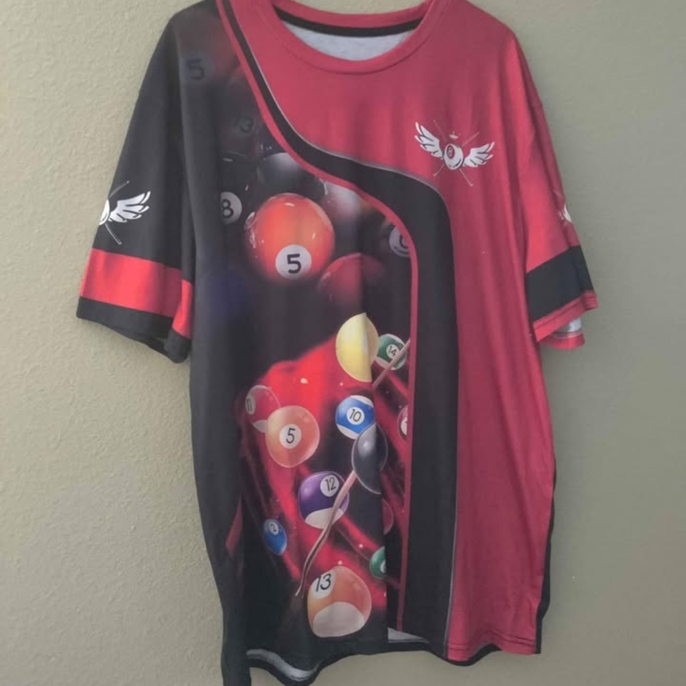 Graphic Billiards Pool Shirts (2)